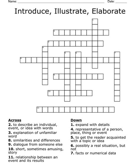 elaborate crossword|with elaboration crossword 11 words.